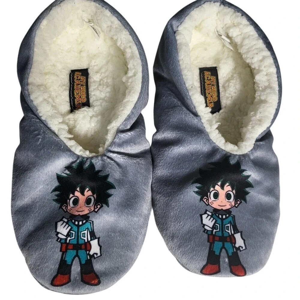 My‎ Hero Academia One Size Piece Slippers - Gray
